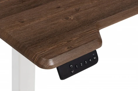 Компьютерный стол Маркос с механизмом подъема 140 (Маркос с механизмом подъема 140х80х75 орех кантри / белый) Notta арт.578405