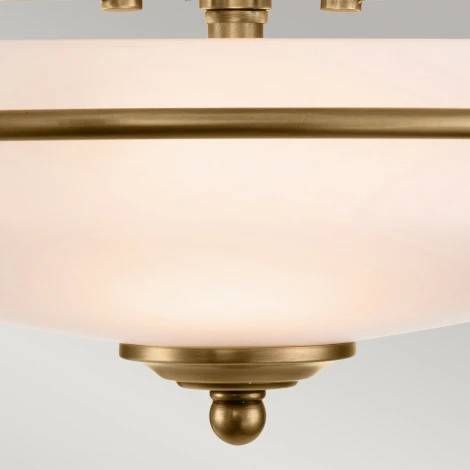 Потолочный светильник круглый Quoizel Griffin QZ-GRIFFIN-F-WS (220V, круглые)