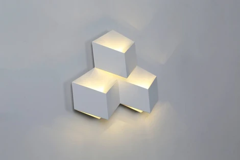 Настенный светильник DesignLed PALMIRA GW-1101-3-9-WH-WW (220V, куб)