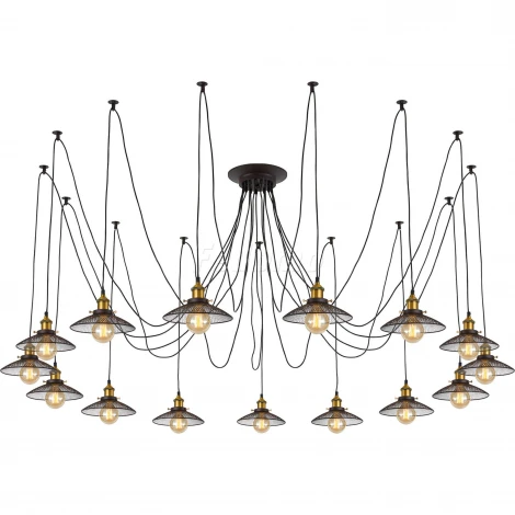 Подвесной светильник Citilux Эдисон CL451151 (220V, на проводе, паук)