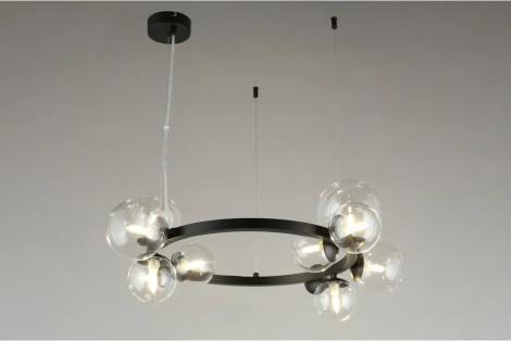 Подвесной светильник Aployt Feliche APL.334.03.11 (220V, на тросе, шарики, молекулы)