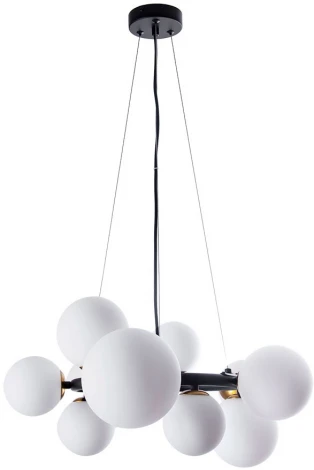 Подвесной светильник Arte Lamp Gemini A2243SP-10BK (220V, на тросе, шарики)