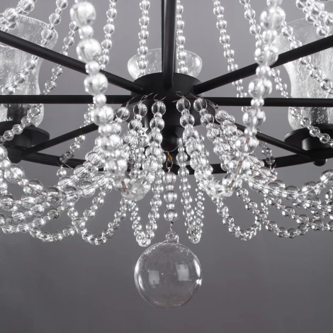 Подвесная люстра Arte Lamp Malia A6586LM-8BK