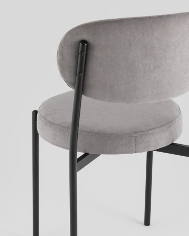 Стул Бриф Original велюр серый Stool Group УТ000042301