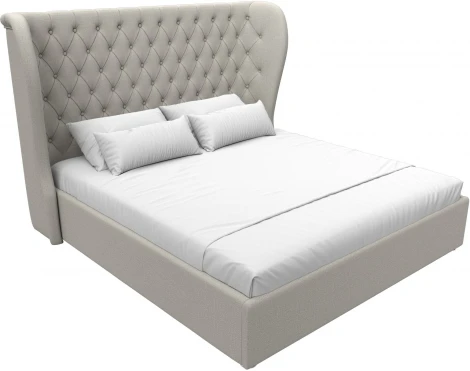 Кровать интерьерная Далия 180 (Бежевый/Рогожка) Лига Диванов арт.123076