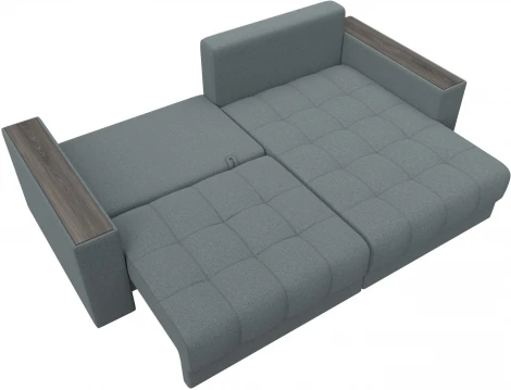 Диван угловой с декором Лига-049 НПБ Лига Диванов (Рогожка) арт.128452