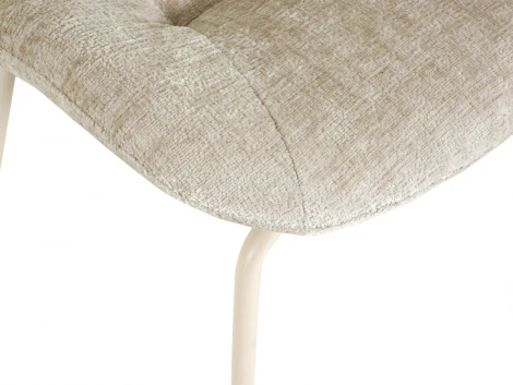 Комплект стульев Gigi 2 шт. ОГОГО Обстановочка! 966502 (Металл,Шенилл/Бежевый)