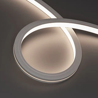 Светодиодная лента герметичная MOONLIGHT-TOP-X280-16x16mm 24V Day4000 (10 W/m, IP67, 0,5m wire x1) (Arlight, Образец) 055596