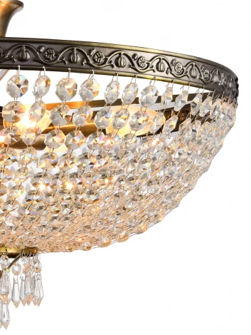 Потолочная люстра Natali Kovaltseva Rococo 81407/8C ANTIQUE