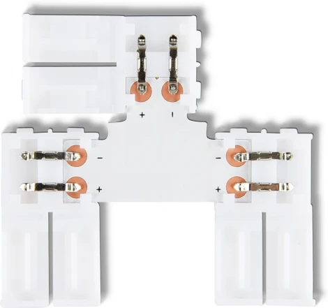 Соединитель T для светодиодной ленты Ambrella Illumination GS6951 5050 12/24V (2 конт.)