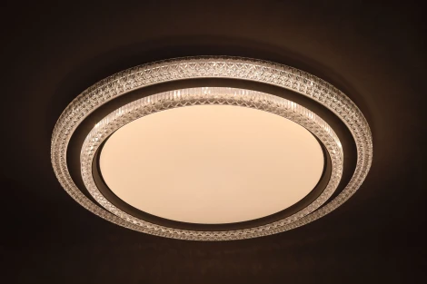 Потолочный светильник светодиодный с пультом с регулировкой цветовой температуры ЭРА SPB-6 Sunny 86W-3K-6,5K-RC WH+GR