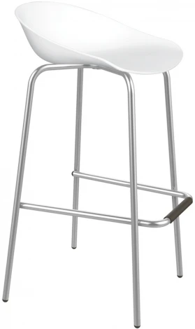 Стул барный SHT-ST19/S29 белый/хром лак Sheffilton 8030296505