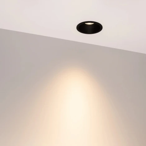 Встраиваемый точечный светильник MS-HARBOR-R82-10W Warm3000 (BK, 36 deg, 230V) (Arlight, IP20 Металл) 048288 (LED)