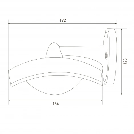 Настенный фонарь уличный светодиодный ЭРА ДБУ 07-8-004 3000К «Дели 4» белый