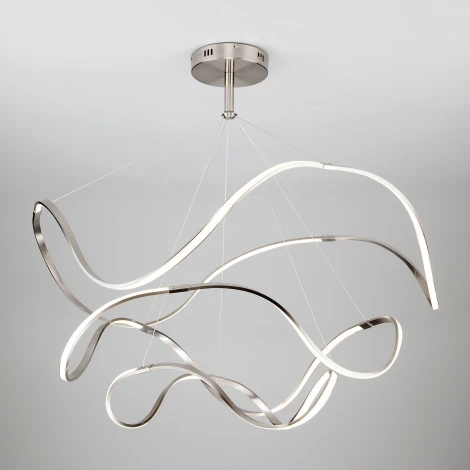 Подвесная люстра Eurosvet Filmy 90109/3 сатин-никель