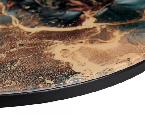 Набор кофейных столиков Tango космический с чёрными ножками, 2шт Bradex Home RF 0205