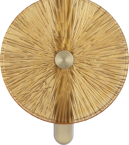 Подвесной светильник ST Luce Wasi SL6141.313.01 бронза/янтарь LED 1*11W 4000K (220V, на тросе, круглые)