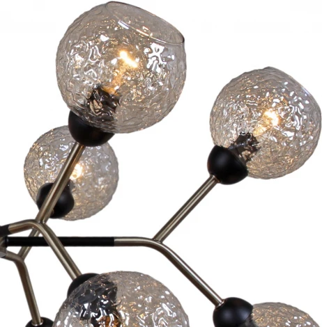 Потолочная люстра на штанге ILLUMICO IL0268-12PSQ-79 BK AB (220V)