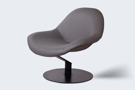 Лаунж кресло Top Concept Zero Gravity с механизмом кручения, серый