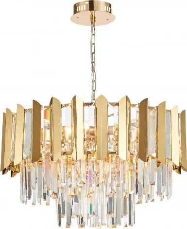 Подвесная люстра Natali Kovaltseva Amazone 81444/10C GOLD
