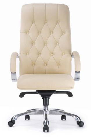 Компьютерное кресло Woodville Osiris beige / satin chrome 15426