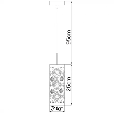 Подвесной светильник Arte Lamp Maestro A2031SP-1WA