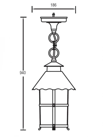 Наземный фонарь Oasis Light Caior L 81505