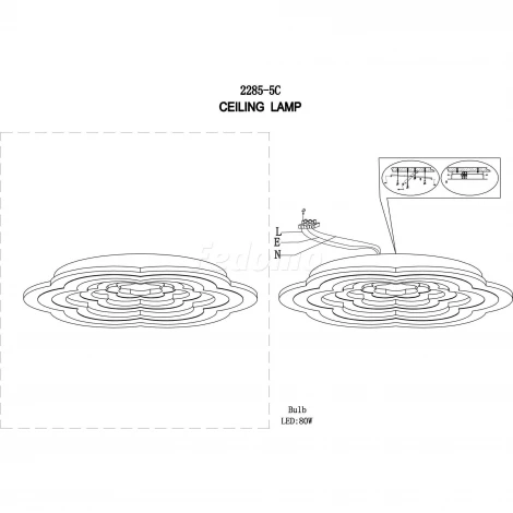 Потолочный светильник F-Promo Ledolution 2285-5C