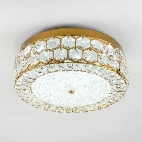 Потолочный светильник светодиодный хрустальный с регулировкой цветовой температуры LED4U L1181-400 BS