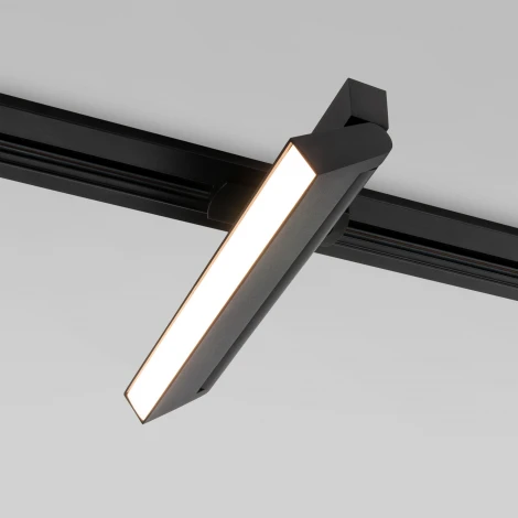 Трековый светильник для однофазного шинопровода черный Вт Elektrostandard Arda 85016/01 (LED, 220V)