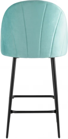Стул полубарный Stool Group Логан NEW велюр пыльно-голубой УТ000035467
