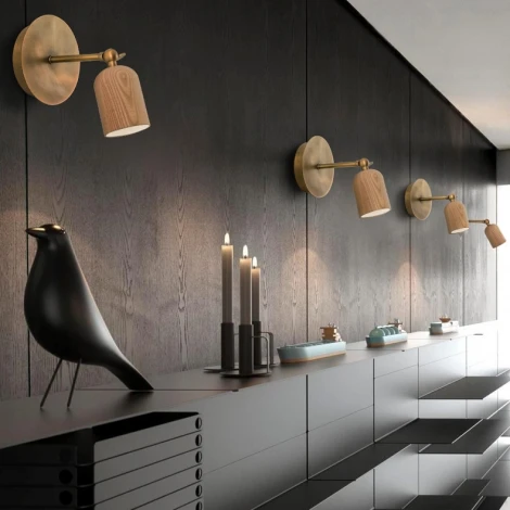 Бра Pori Light Wood ImperiumLoft Pori01 (101925-26) (LED, 220V, выключатель)