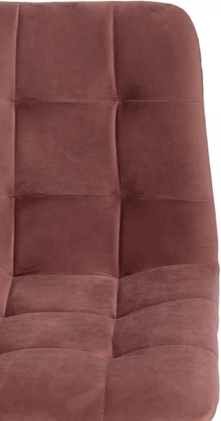 Стул CHILLY (mod. 7095-1) / 1 шт. в упаковке (Ткань,Металл /Коралловый,Черный)