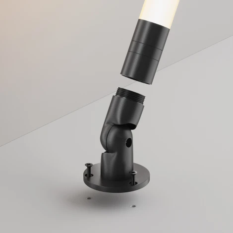 Шарнирное основание для накладного монтажа системы Shelf без ввода питания Maytoni Accessories for system Shelf C027CS-B