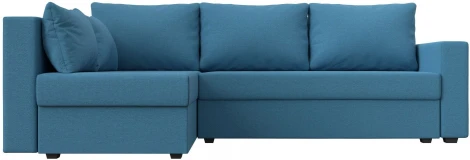 Диван угловой Мансберг левый угол (Голубой/Рогожка) Лига Диванов арт.121539L