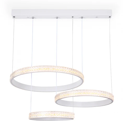 Подвесной светильник Ambrella Acrylica FA6161 (регулировка яркости, LED, 220V, пульт управления, на проводе, кольцо)