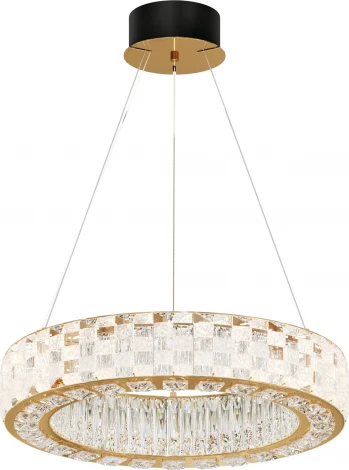 Подвесной светильник Maytoni Castello MOD336PL-L120G3K (LED, 220V, хрусталь, на тросе, круглые)