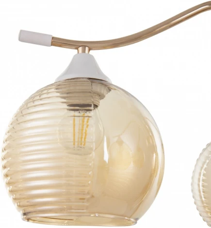 Потолочная люстра на штанге Arte Milano Napoli 327719/3 FG+WH (220V, шар)