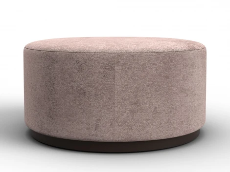 Пуф 005 (ДСП/Пластик/Велюр/Бежевый) Лига Диванов 132368