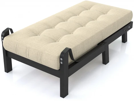 Кресло Arsko Локи венге бежевая рогожка