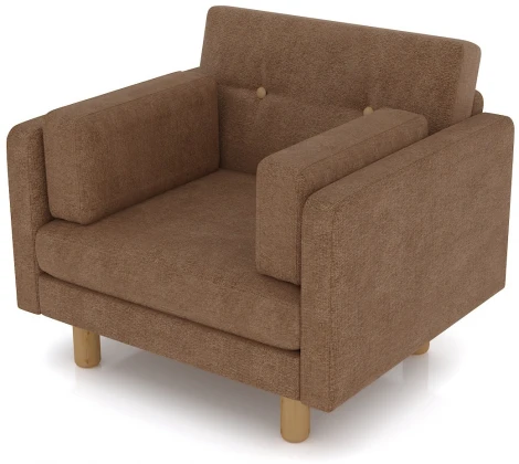 Кресло Arsko Ингвар коричневый велюр