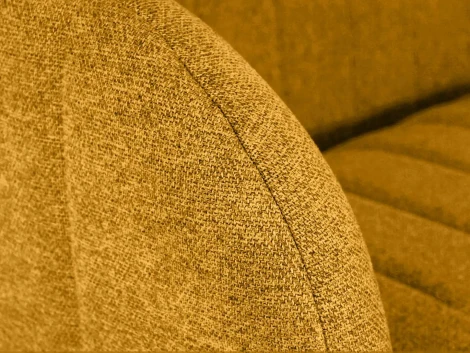 Диван Lecco ОГОГО (арт.745065), (Ткань,Рогожка/Желтый)