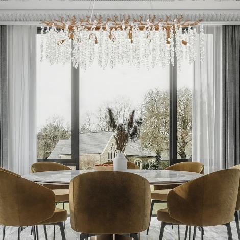 Подвесная люстра Arte Milano Milano-2 23210.1200.14.G9.D IB (220V, на тросе)