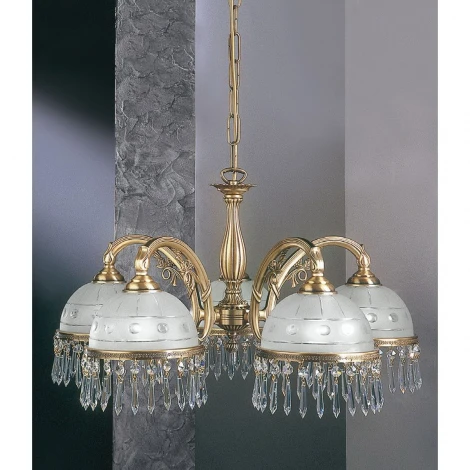 Подвесная люстра Reccagni Angelo 3831 L 3831/5 (220V, подвески, на цепи)