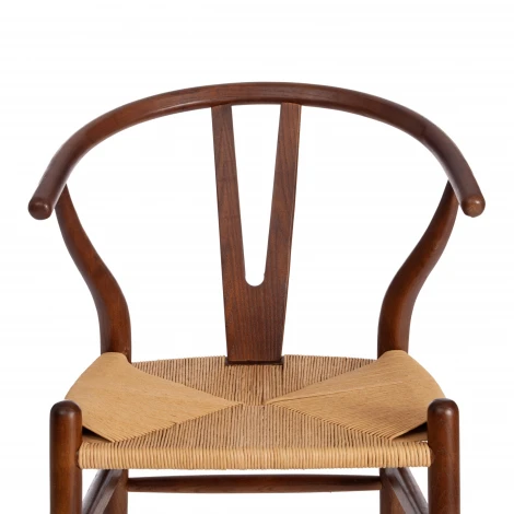Стул Wishbone/Вишбон (мод.CB2212) / 1 шт. в упаковке дерево вяз, 57*50.5*79.5, Темный Орех (№5) Tetchair 20506