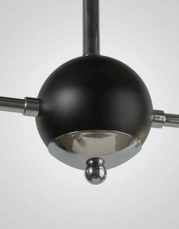 Потолочная люстра на штанге Мелодия Света SL1NP5698-4 BK+CR 000067866