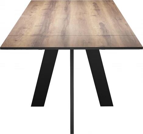 Стол обеденный WINGS Дуб делано/Черный, Черный арт.00-00075224