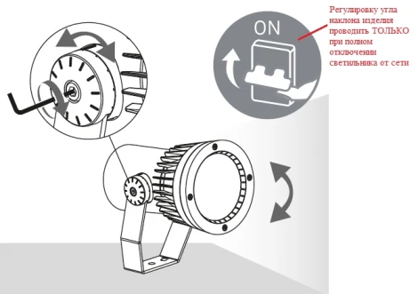 Прожектор уличный светодиодный Oasis Light TUBE LED W6332-3К Gr (220V, IP65)