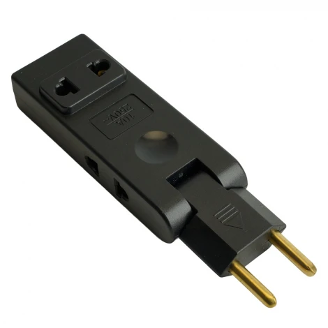 Разветвитель сетевой 4-х местный без заземления (черный) Stekker 50070