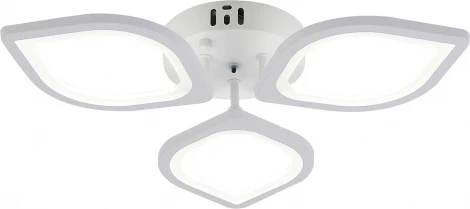 Потолочная люстра Natali Kovaltseva Simply LED LAMPS 81404 с пультом ДУ 60W, белый, LED